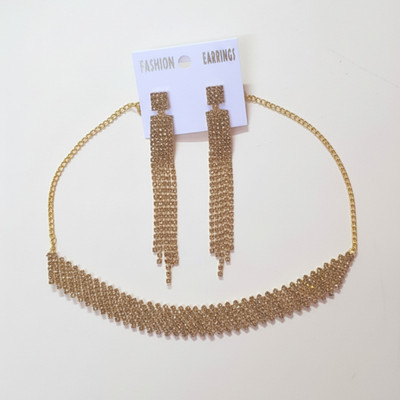 Ampoha lifestyle Alloy Gold-plated Gold Jewellery Set(Pack of 2)