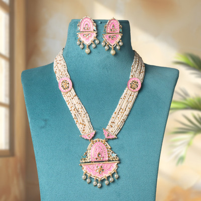 OrnaOra Alloy Rose Gold Jewellery Set(Pack of 2)