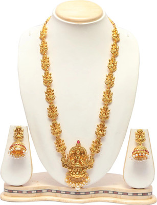 Swarajshop Alloy Gold-plated Gold Jewellery Set(Pack of 1)