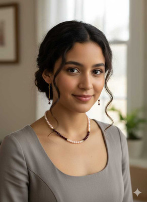 Mohini enterprises Plastic Gold-plated Pink, Maroon Jewellery Set(Pack of 1)