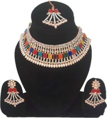 SS royal Metal, Dori Multicolor Jewellery Set(Pack of 1)