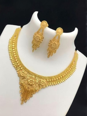 SIDDHESHWAR Alloy Gold-plated Gold Jewellery Set(Pack of 1)
