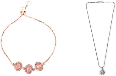 Gauri Fashions Alloy Gold, Silver Jewellery Set(Pack of 2)