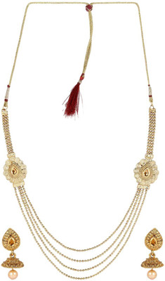 ANOUK Alloy Gold-plated Gold Jewellery Set(Pack of 1)