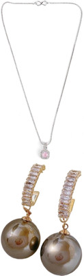 Opus Gems Stone Silver, Gold Jewellery Set(Pack of 1)