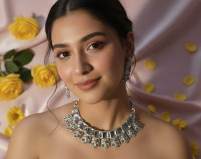 TWOLOVER Alloy White Jewellery Set(Pack of 1)