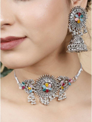 Anamya Collections Alloy Multicolor Jewellery Set(Pack of 1)