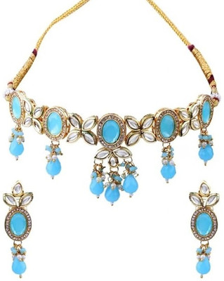 catalyst venture Alloy Copper Blue, White Jewellery Set(Pack of 1)