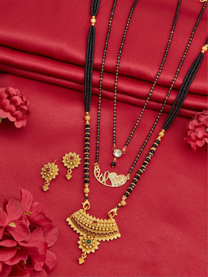 ANOUK Brass Gold-plated Multicolor Jewellery Set(Pack of 1)