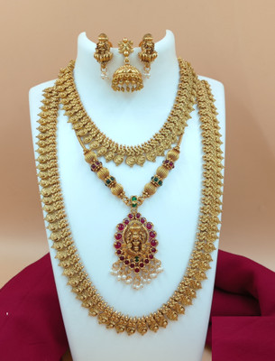 Joyful Alloy Multicolor Jewellery Set(Pack of 1)