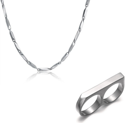 Vipunj Alloy Sterling Silver Black Jewellery Set(Pack of 1)