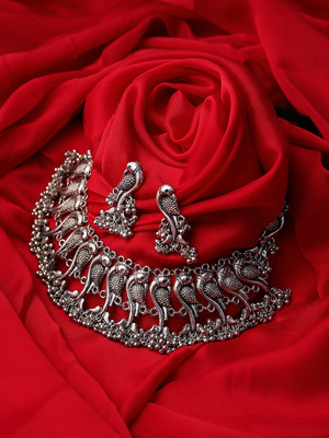 Kairangi Copper Brass Silver, Black Jewellery Set(Pack of 1)