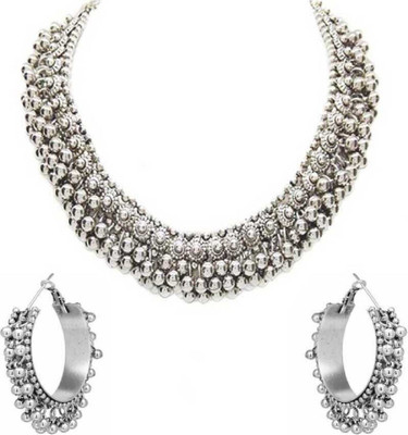 tun tun stor Oxidised Silver Sterling Silver Silver Jewellery Set(Pack of 1)