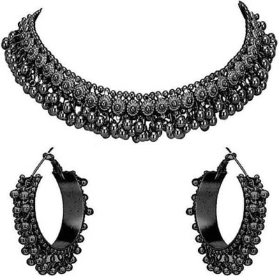 JMBW INTERNATIONAL Alloy Silver Jewellery Set(Pack of 1)