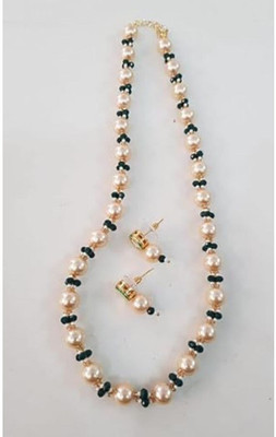 HSNJ Jewels Stone Beige, Blue Jewellery Set(Pack of 1)