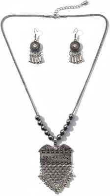 Surogya Brass Brass Silver Jewellery Set(Pack of 1)