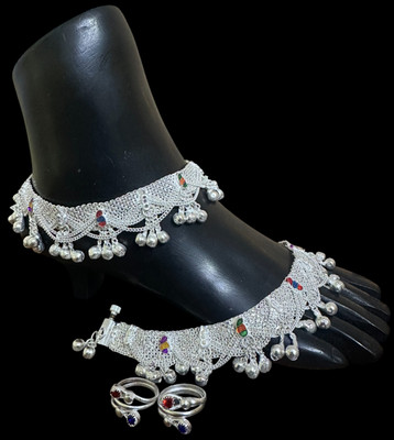 SONU SELECT Alloy Silver Silver Jewellery Set(Pack of 1)