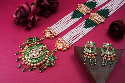 Yogiraj Brass Multicolor Jewellery Set(Pack of 1)