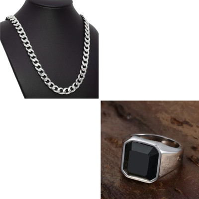 MAATRCHAAYA Stainless Steel Sterling Silver Silver Jewellery Set(Pack of 2)