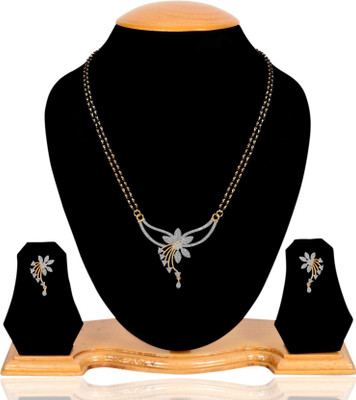 DEGHLAM Alloy Gold-plated Gold Jewellery Set(Pack of 1)