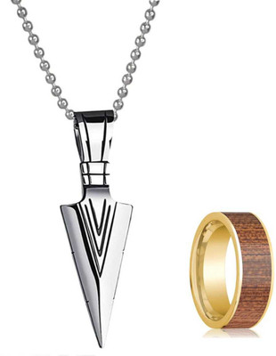 mattrachaya Brass, Stainless Steel Gold-plated, Sterling Silver Silver, Gold Jewellery Set(Pack of 2)