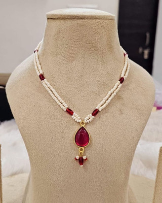 Dado sutho Alloy Gold-plated Pink Jewellery Set(Pack of 2)