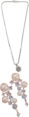 Gauri Fashions Stone Silver, White Jewellery Set(Pack of 1)