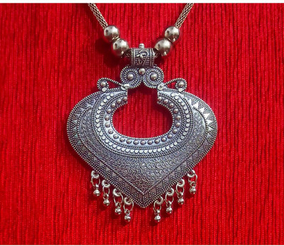 Maity Mitra Brass Silver Silver Jewellery Set(Pack of 1)