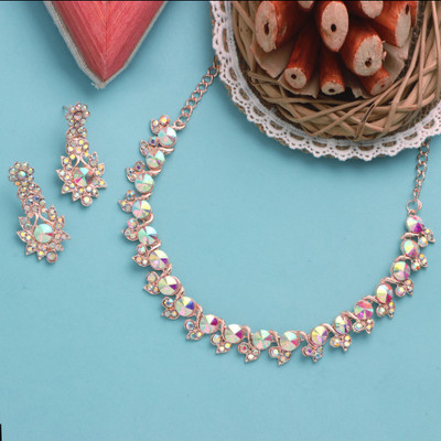 Atasi International Alloy Rose Gold Jewellery Set(Pack of 1)