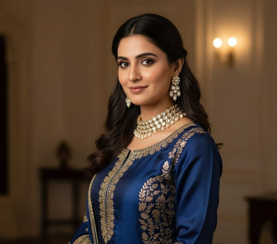 siyaa creation Brass Brass White Jewellery Set(Pack of 3)