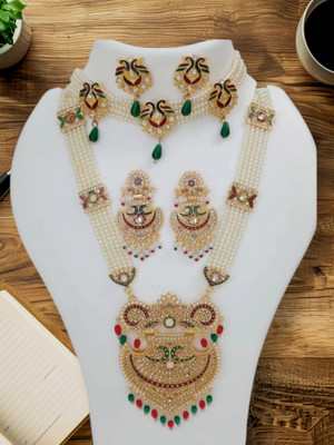 Dado sutho Alloy Gold-plated Multicolor Jewellery Set(Pack of 4)