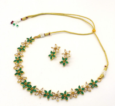 BELLACRAZE Copper Silver White Jewellery Set(Pack of 3)