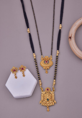 house of common Brass Gold-plated Gold Jewellery Set(Pack of 3)