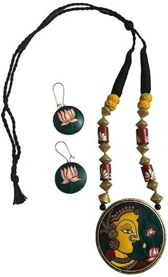 Le bijouxistic Terracotta Multicolor Jewellery Set(Pack of 1)