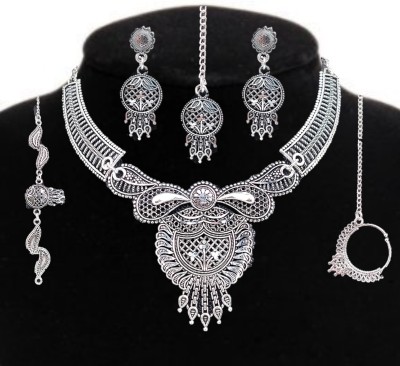 SDR Alloy Silver Silver Jewellery Set(Pack of 6)