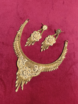 BelouraJewels Alloy Gold-plated Gold Jewellery Set(Pack of 1)