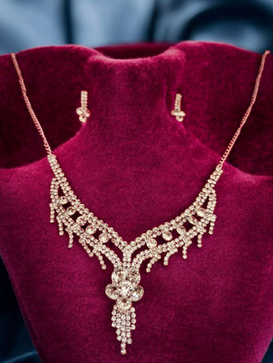 palmora Stone White Jewellery Set(Pack of 1)