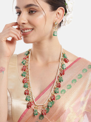 ANOUK Brass Gold-plated Multicolor Jewellery Set(Pack of 1)