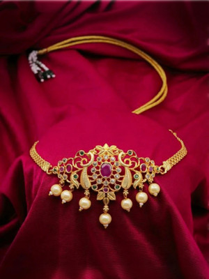 Laforword Brass Gold-plated Gold Jewellery Set(Pack of 1)