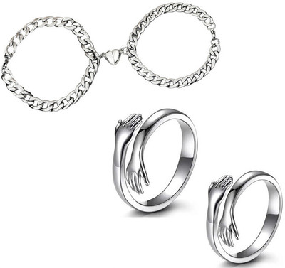 AVIRA ENTERPRISES Alloy Silver Silver Jewellery Set(Pack of 3)
