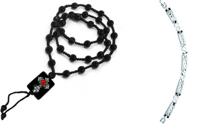 Dynamic Retail Global Dori, Alloy Black, Silver Jewellery Set(Pack of 1)