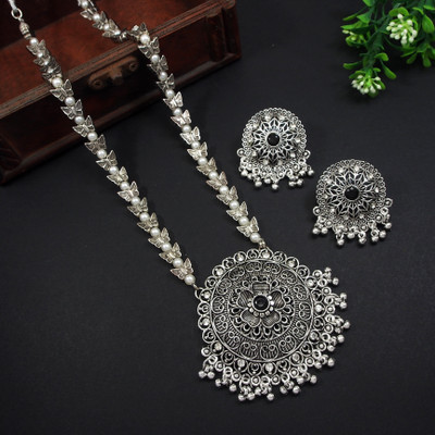 joy of jewels Alloy Silver Jewellery Set(Pack of 1)