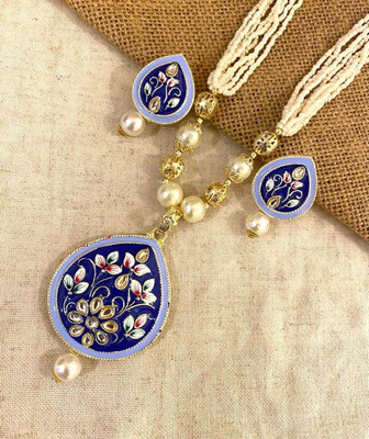 DD JEWELS Alloy Gold-plated Multicolor Jewellery Set(Pack of 1)