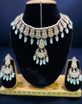 SHIV SHAKTI JEWELLERS Alloy Gold-plated Multicolor Jewellery Set(Pack of 3)