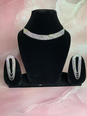 R RADIANTRELICS Alloy Sterling Silver Silver Jewellery Set(Pack of 1)