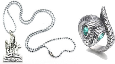 Dynamic Retail Global Dori, Alloy Black, Silver Jewellery Set(Pack of 1)