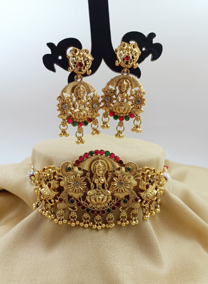 VIVANTA DESIGN Alloy Gold Jewellery Set(Pack of 1)