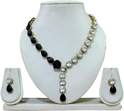 JN Handicraft Brass Copper Black, White Jewellery Set(Pack of 1)