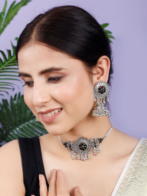 Shree Shyam Alloy Silver Jewellery Set(Pack of 3)