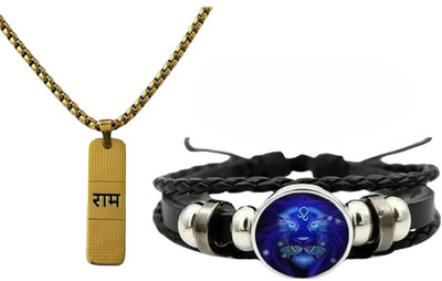 Elanora Jewels Alloy Sterling Silver Gold Jewellery Set(Pack of 2)